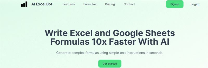 10 herramientas con IA que facilitan el trabajo con hojas de cálculo AI Excel Bot