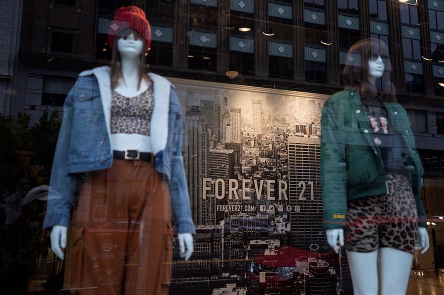 Marca de moda Forever 21 se declaró en quiebra