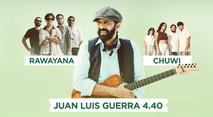 Rawayana encabezará el Garnier Green Fest de Puerto Rico 1 Rawayana Chuwi y Juan Luis Guerra