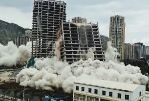 PILPERCA - Demolición controlada; Ingeniería y seguridad ante el colapso - FOTO