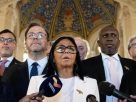 Delcy Rodríguez regresa a Venezuela tras asistir a la CIJ por la disputa con Guyana