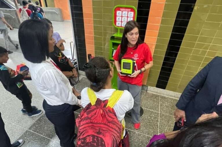 Estación La Hoyada del Metro de Caracas ya es una zona cardioprotegida por Fundación Venemergencia