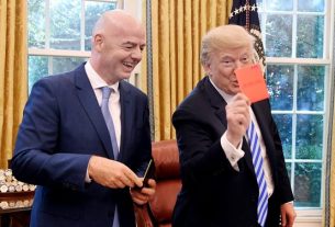 Donald Trump y Gianni Infantino