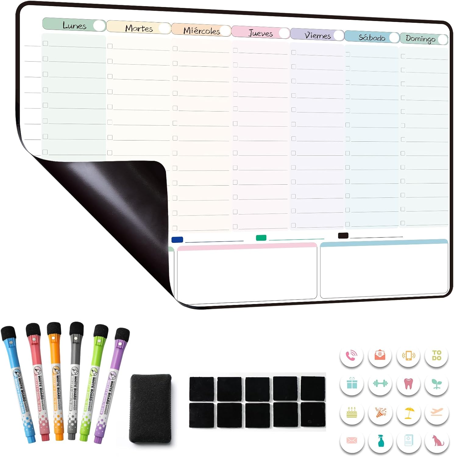 imprescindibles para organizar planificador magnético