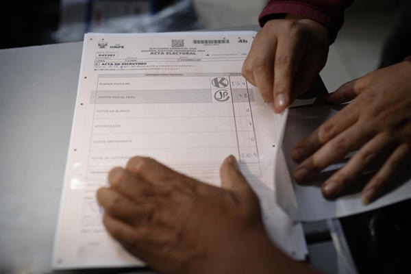 Perú - Elecciones- Sanchez - Fujimori