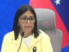 Delcy Rodríguez anuncia conversaciones con EEUU y el FMI para reconstruir infraestructura