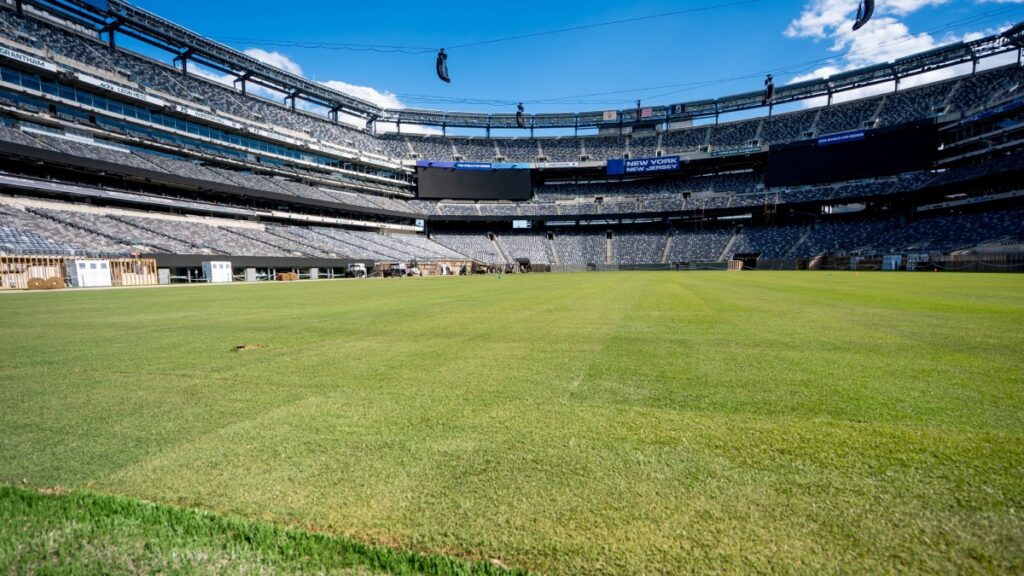 MetLife Stadium - césped - Mundial 2026