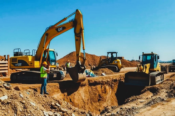Construcciones Yamaro - Cimientos perfectos; El arte de la excavación, nivelación y compactación de terrenos - FOTO
